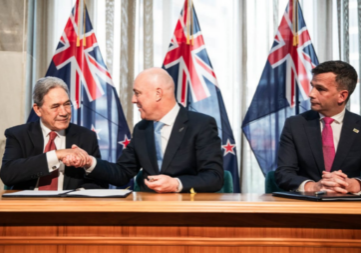 New coalition Government New Zealand